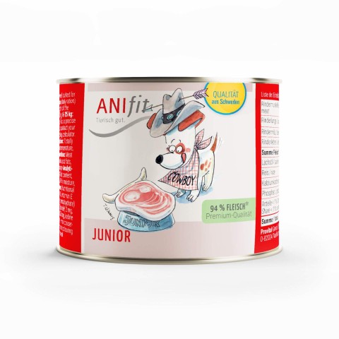 Hund Hundefutter Nassfutter Junior 200g 6 Stück -1- Anifit